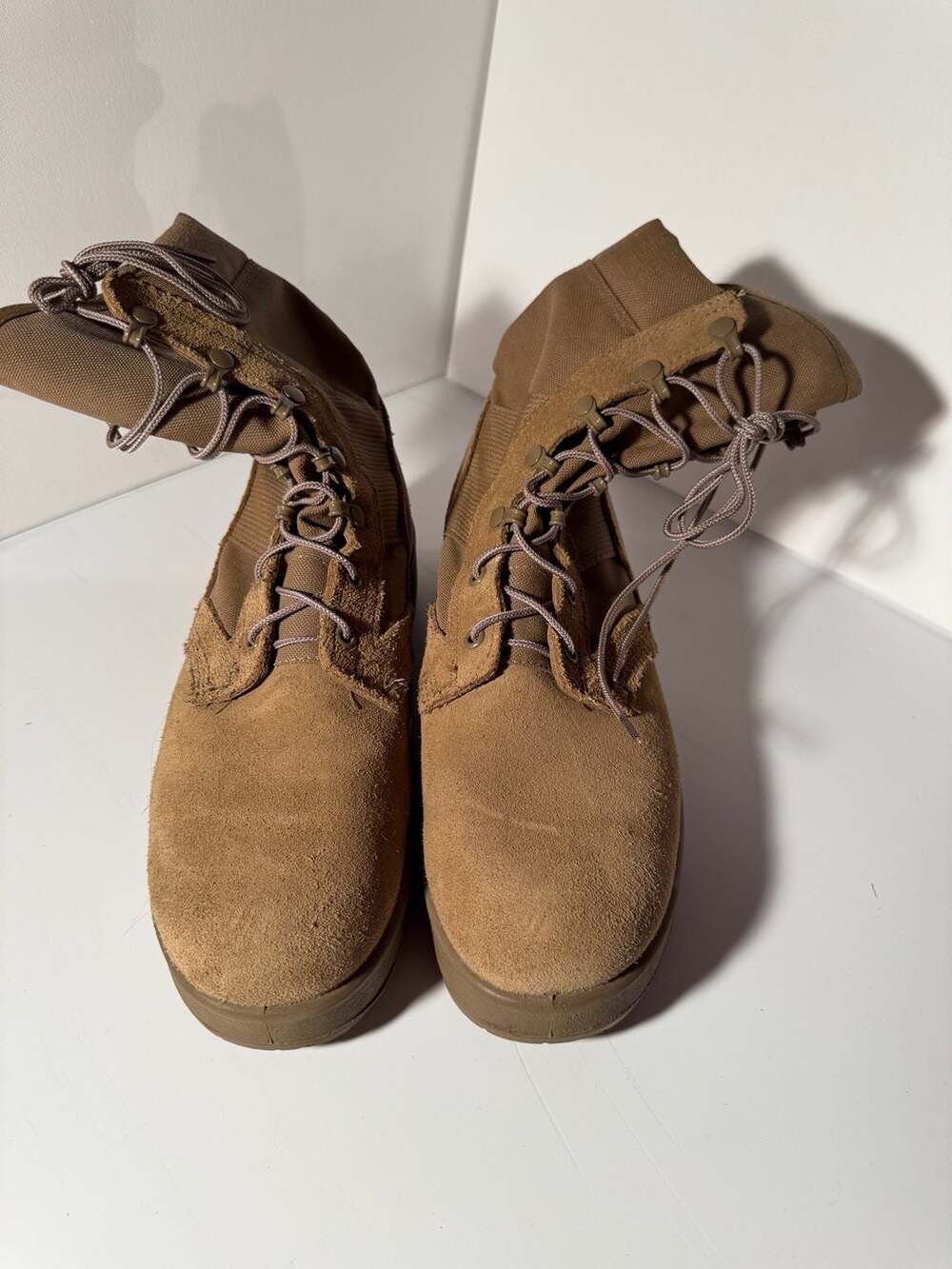 US Army Coyote Hot Weather Military Combat Boots with Vibram Soles